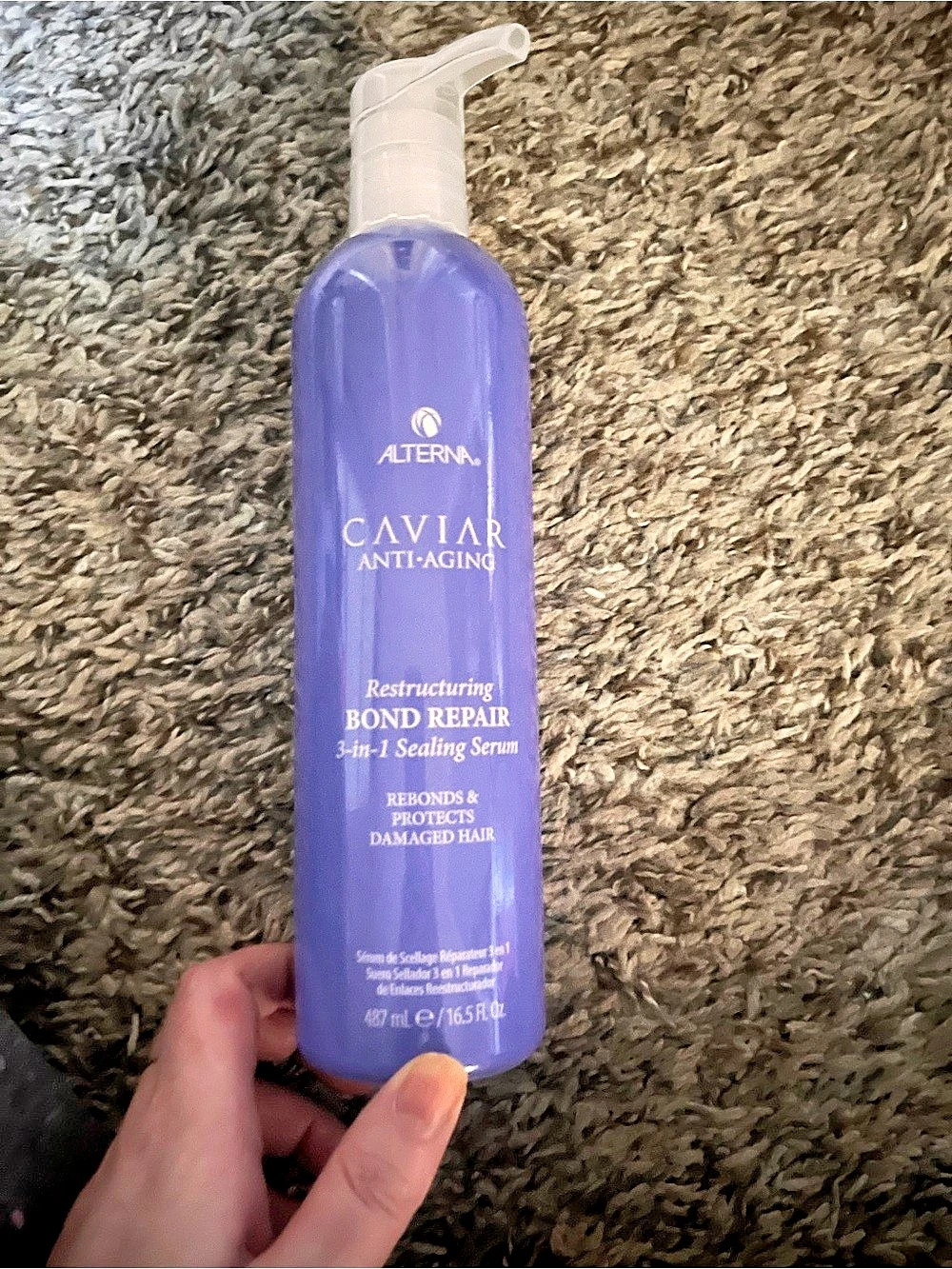 Alterna Caviar Anti-Aging Restructuring Bond Repair 3-in-1 Sealing Serum Purple